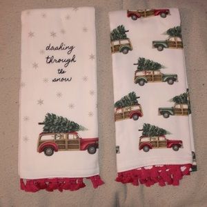 Decorative towel Christmas theme
